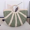 Beach Bags Summer Portable Paper Rope Woven Bag Hand Women s Leisure Beach Holiday Travel Shoulder Bag 230327