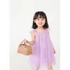 Girl Dresses Fairy Girls Silver Grey Sequin Dress For Children Ruffles Beach Fresh Clothing Kids's Bling Shiny Sundress