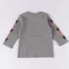 Tシャツ男の子のTシャツの子供用ポケットTシャツ冬の長袖子供用服12 * 2レースラウンドネックトラベルサート