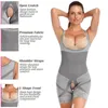 Kvinnor Shapers Shapewear Women Full Body Shaper Slimming Bodysuit Open Crotch Corset Midje Trainer Formning Underkläder Postpartum Recovery Mante 230327