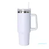 40oz Big Capacity Tumblers With Handle Insulated Water Bottles Lid Straw Stainless Steel Coffee Termos Cup 11 logo 0314