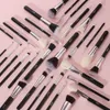 Makeup Tools BEILI Black Makeup brushes set Professional Natural goat hair brushes Foundation Powder Contour Eyeshadow make up brushes 230325