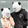 Party-Masken, 3D-Netz, roter Ausdruck, Kopfbedeckung, DIY-Partyzubehör, Panda-Kopf, Origami-Kopfbedeckung, Shop-Stil, Dekoration, lustiger Stil 230327