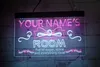 LX1246 LED Strip Lights Sign Your Names Room Full of Sugar Spice and Everything Nicel 3D Engraving Dual Color Free Design Wholesale Retail