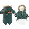 Hundebekleidung Winter-Hundekleidung Superwarmer Hundejackenmantel mit Geschirr Wasserdichte Welpenkleidung Hoodies für kleine mittelgroße Hunde Outfit 230327