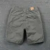 Shorts pour hommes Shorts hommes 2022 décontracté coton Shorts travail pantalon genou longueur taille élastique hommes Chino Shorts W0327