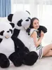 118inch Gigantische Panda Big Teddy Bear Skin Cover Ongeput pluche speelgoed Gevulde dieren Panda Bear Skin speelgoed Kinderen meisjes houden van geschenk