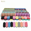 Nail Files 200pcs Mini Nail Sponge Nail File Buffer Block Buffing Sanding Professional Nail Tools Double sided 10 colors Small File 230325