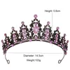 Printage Princess Bridal Crown Headwear Crystal Tiara for Women Wedding Cleown Hair Acessórios Jóias