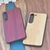 Hoge kwaliteit houten telefoonhoes voor Samsung Galaxy S23 Ultra S21 S22 plus houten bamboe mobiel omvat goede cases voor iPhone 14 plus 12 13 11 Pro XR XS Max