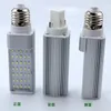 E27 G24 LED LIGHT 7W 9W 11W 13W 15W 110V 220V 240V水平プラグランプSMD2835 LED PLコーン電球スポットライト照明