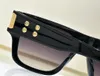 Emitter Square Solglasögon 418 Black Frame Grey Gradient Lens Men Sun Glasses Sunnies Designers solglasögon