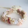 Headpieces Beach Holiday Hawaiian Wreath Bridal Headdress Simulation Flower Headband Accessories