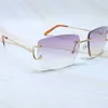 Luksusowe projektant wysokiej jakości okulary przeciwsłoneczne 20% zniżki na trend Produkt Maza Moda okulary Square Big Drut Metalowe okulary przeciwsłoneczne Vintage