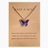 Trendy Pretty Butterfly Necklace for Women Bohemia Animal Pendant Chain Girls Fashion Statement Jewelry Gift