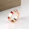 Bandringe Vintage Grün Blau Rot Stein Ringe Edelstahl Kristall Ring für Frauen Männer Hochzeit Verlobung Luxus Marke Schmuck G230327