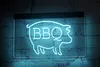 TR3503 LED -strip lampor Sign BBQ Pig Barbecue 3D Gravering Gratis design Partihandel