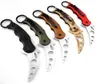 Coltello Karambit da allenamento all'aperto Coltelli a lama pieghevole in acciaio inossidabile G10 Maniglia Tasca tattica EDC Trainer Tool