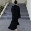 Women's Blouses Superaen losse oversized shirt jurk Cardigan Cotton Linen College Style lange mouwen