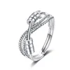 Уважаемые кольца тревога для женщин пересекает бусинки, кольцо, витающие свободно анти стресс -спирали, прядильщики, украшения