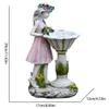 Tuindecoraties Zonne -aangedreven licht Fairy Standbeeld Outdoor Waterdichte Angel Figurine Decoratieve ornamentlamp voor achtertuin 230327