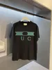 2023 Summer Mens Designer T Shirt Tees Womens مع رسائل طباعة الأكمام القصيرة من الأعلى بيع الرجال الفاخرة Hip Hop Cloths Yardage M-XXXL