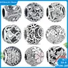 925 SIVER Perles Charmes pour Pandora Charm Bracelets Designer For Women Star Moon Lave Flower Charm