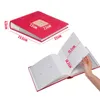 6 inç Po Albüm 200 Resimler Depolama Scrapbooking POS Slip Slip Slip Aile Hafıza Defter Düğün Kitabı 4 Renk 230327