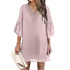 Casual Dresses Women Ruffles Chiffon Cut Out Cold Shoulder Strap Mini Dress