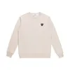 Designer Men's Hoodies Com Des Garcons PLAY Sweatshirt CDG Double Hearts Pullover Hoodie Brand Khaki XL
