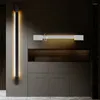 Lâmpadas de parede Design Design de alumínio nórdico Longo moderno de luz LED rotativa para sala de estar interna Restaurante Restaurante Casa em casa