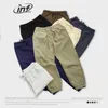 Herrspårsfall tion Solid Color Minimalist Tracksuits Unisex Spring Sweatshirt och Sweatpant Set Men Jogging Suit W0328