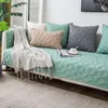 Tampa de cadeira capa de sofá Conjunto de tecido acolchoado de algodão Anti -slip slip
