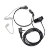 Microphone Headset Air Tube Earpiece PTT för Vertex Standard Radio VX-350 VX-351 VX-231 EVX-531 VX-160 Walkie Talkie