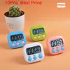 Kitchen Timers 10PCS Magnetic LCD Digital Kitchen Countdown Timer Stopwatch with Stand Practical Cooking Baking Sports Alarm Clock Reminder 230328