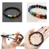 Perlé 7 Chakra Guérison Nce Bracelets Femme Lava Yoga Reiki Prière Souhait Pierres 8Mm Bracelet Drop Livraison 202 Dhtsf