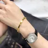 Designer smycken carti armband guld inslaget silver linje mönster för män och kvinnor full guld gängad utan blekning