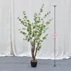 Flores decorativas 1.5m Árvore artificial com decoradores de maconha Enkianthus perulatus plantas grandes plantas ao ar livre árvores falsas decoração de casa