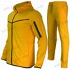 Survêtements pour hommes nake tech trapstar survêtements à capuche Basketball Football Rugby deux pièces avec veste à capuche à manches longues pour femmes printemps M-3XL T230328