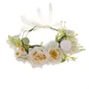 Headpieces Simulation Flower Crown Wreath Boho Floral Hairband Bridal Wedding