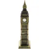 Horloges murales Big Ben Modèle Bâtiment Londres Métal Architectural Statue Figurine Angleterre Sculpture Maison Décorative Tour Ornement Décor Bureau