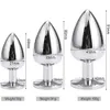 Anal Toys Anal Plug Waterproof Stainless Steel Smooth Touch Anal Buttplug Sex Toys Sex Products For Men Gay Sex Toys For Woman 230327