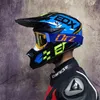 オートバイヘルメットモトクロスアダルトヘルメットATV SUVダウンヒルマウンテンバイクDHフードクロスヘルムカパセテドット承認