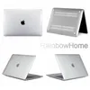 Hårt plastskydd Case Cover Clear Crystal för MacBook Air Pro Retina 11 13 15 16 Front Back Shell