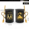 Tazas Juego Genshin Impact Paimon Xiao Keqing Zhongli Taza de cerámica Estampado de oro Café Agua Regalo de moda 230327