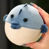 Squishy Puffer Fish Doll Dolka Szybka miękka delfin Pluszowa elastyczna mini przyludnia dziecięca dekompresja zabawek