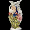 Vase Southeast Asian Style Ceramic Vase Vase Decoration Flower Bottle EuropeanPastoral Couple Peacocks