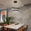 Chandeliers Simple Modern LED Chandelier Lights For Living Bedroom Foyer Dining Room Villa Pendant Indoor Lighting Home Luminarie