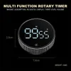 Kitchen Timers Magnetic Suction Timer Led Mute Self Regulating Rotary Timer Reminder Wholesale Stopwatch Alarm Clock Creative 230328