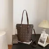 Classique NEO NOE Seau Sacs Femmes Marron Monogrammes Fleurs En Cuir Bandoulière Sac À Main Designer Cordon Sac À Bandoulière Avec Sac À Main Zippé 2023ss